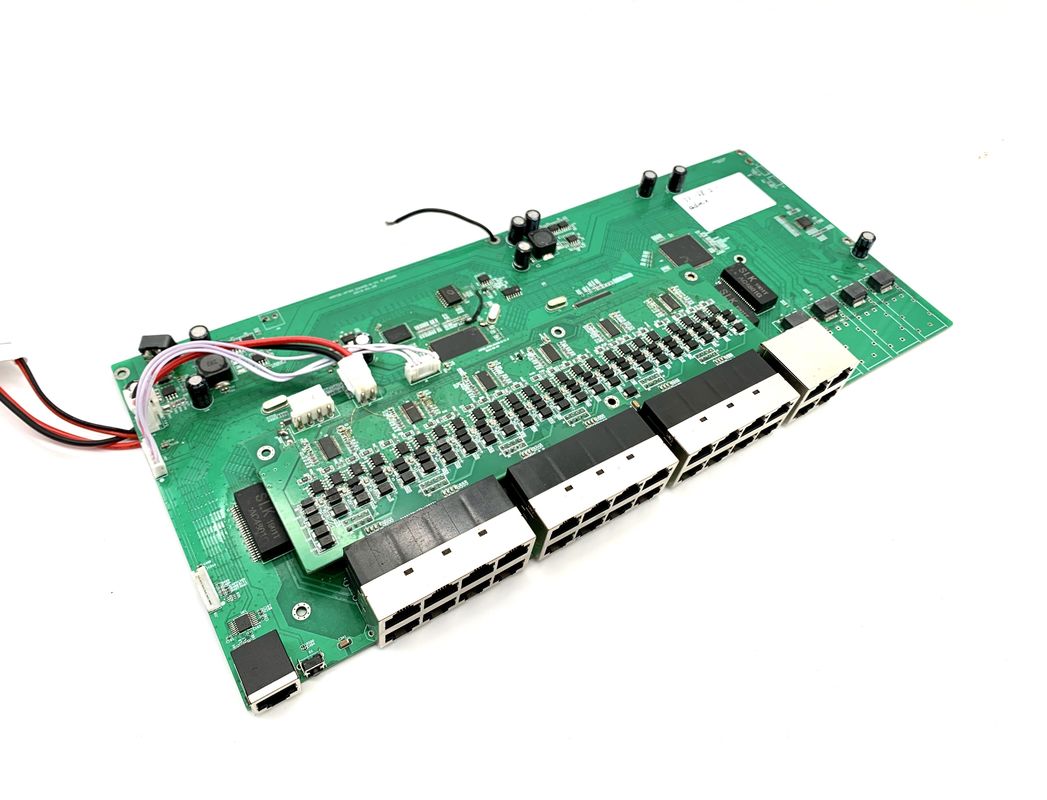 Singolo base-t di SFP del commutatore 24+4 di Ethernet diretta del porto del chip 28 industriale