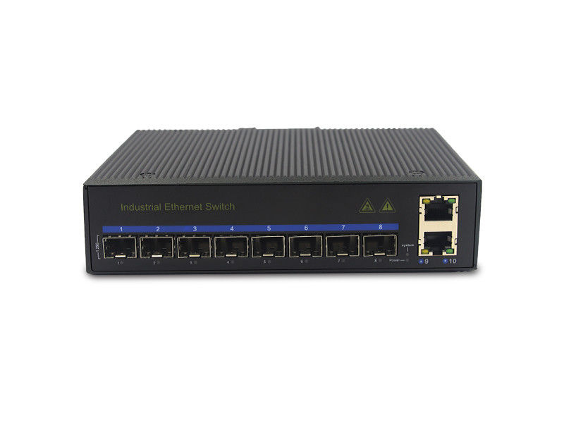 Commutatore industriale di Ethernet del 10BaseT 100Base-TX del porto di MSG1802 RJ45 2